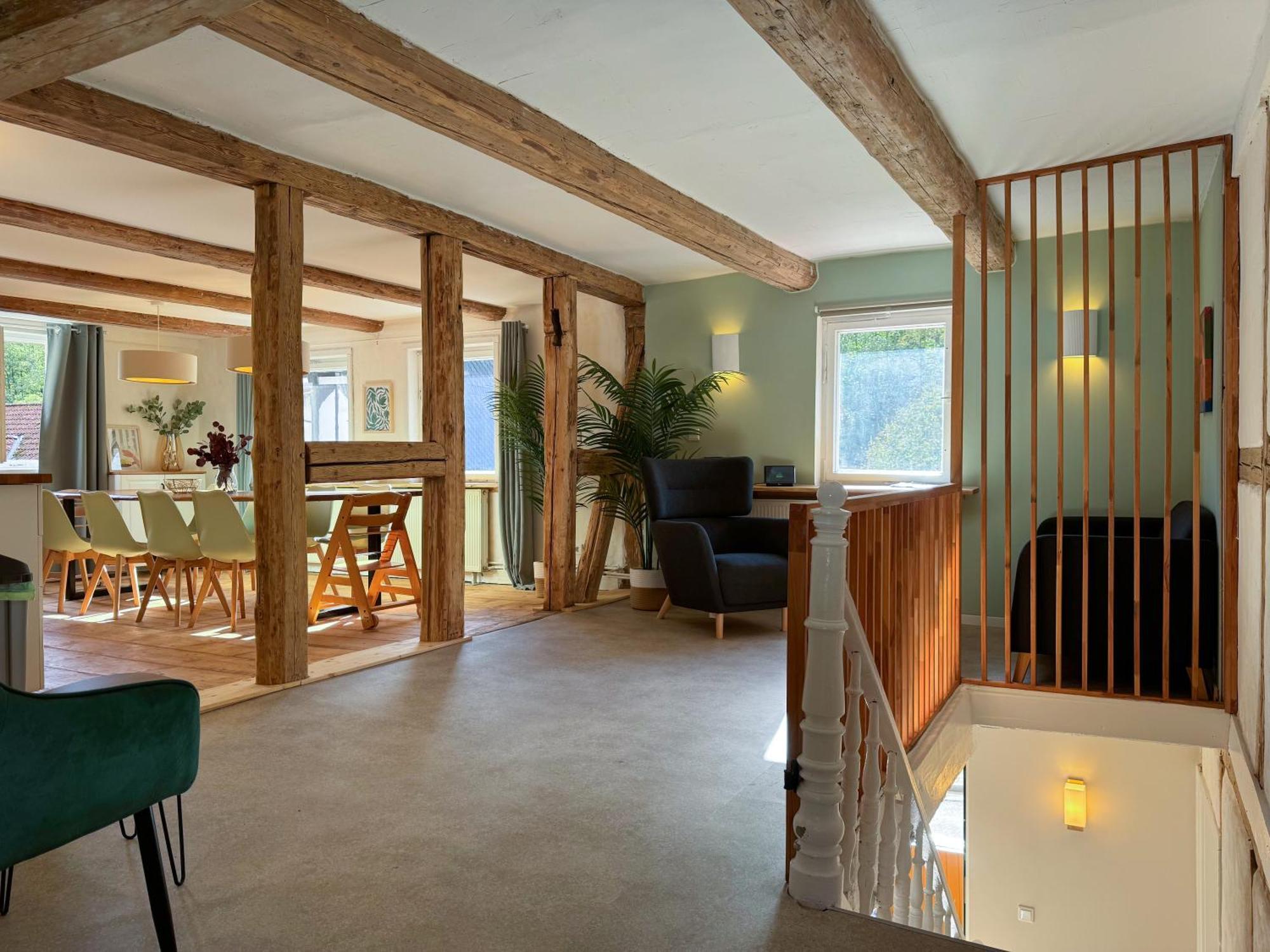 Haus Ludwig - Saniertes Fachwerkhaus Im Harz - 12 Personen Villa Thale Ngoại thất bức ảnh